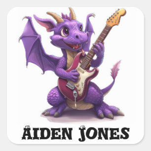 Pegatinas de dragón personalizados coloridos