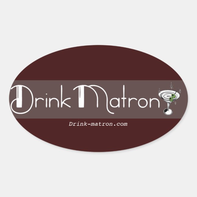 Pegatinas de Drink Matron (Anverso)