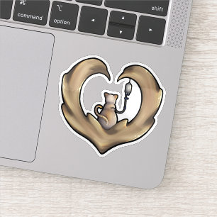Pegatinas De Dunas De Amor