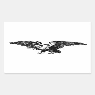 Pegatinas de Eagle calvo del ilustracion de la