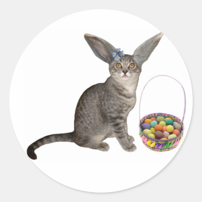 Pegatinas de Easter Kitten (Anverso)