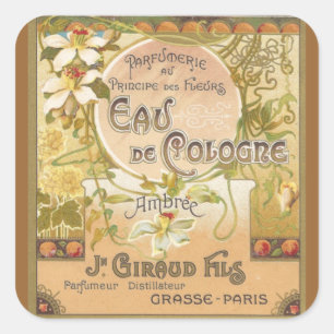 Pegatinas de Eau de Cologne Ambree