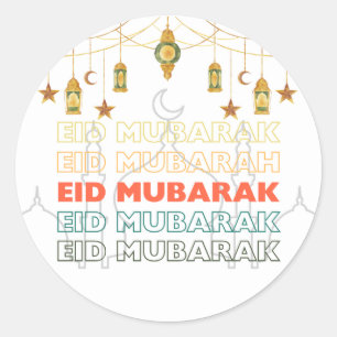 Pegatinas de Eid Mubarak