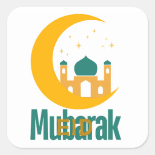Pegatinas de Eid Mubarak