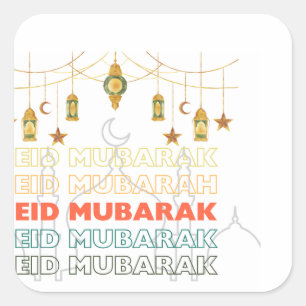 Pegatinas de Eid Mubarak
