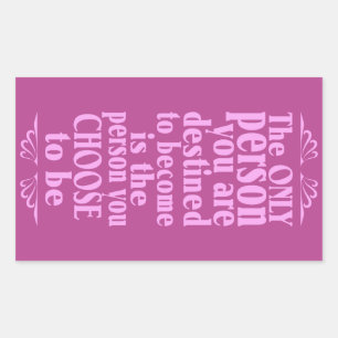 Pegatinas de ELECCIÓN motivacional