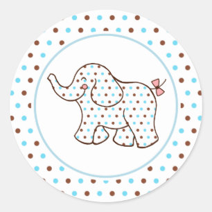 Pegatinas de elefante bebé