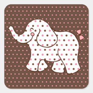 Pegatinas de elefante bebé