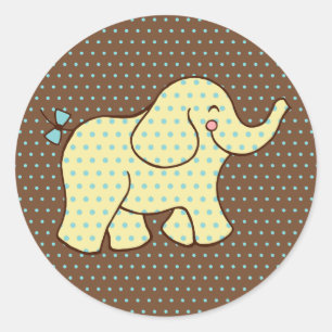 Pegatinas de elefante bebé