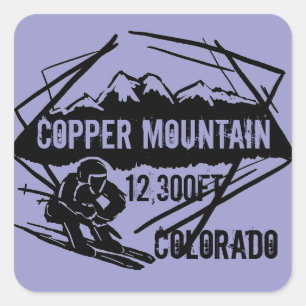 Pegatinas de elevaciones de esquí de Copper Mounta