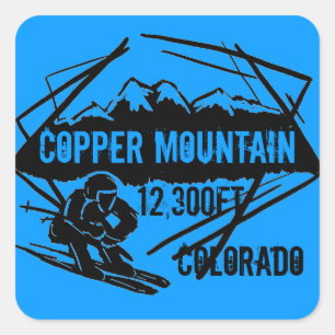 Pegatinas de elevaciones de esquí de Copper Mounta
