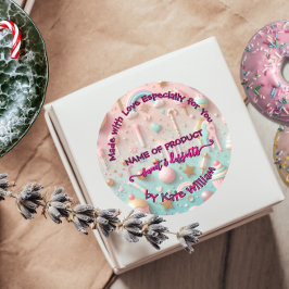 Pegatinas de empacamiento de galletas y postres pa