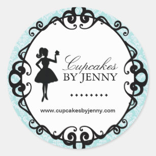 Pegatinas de empaquetado de Silhouette Cupakes