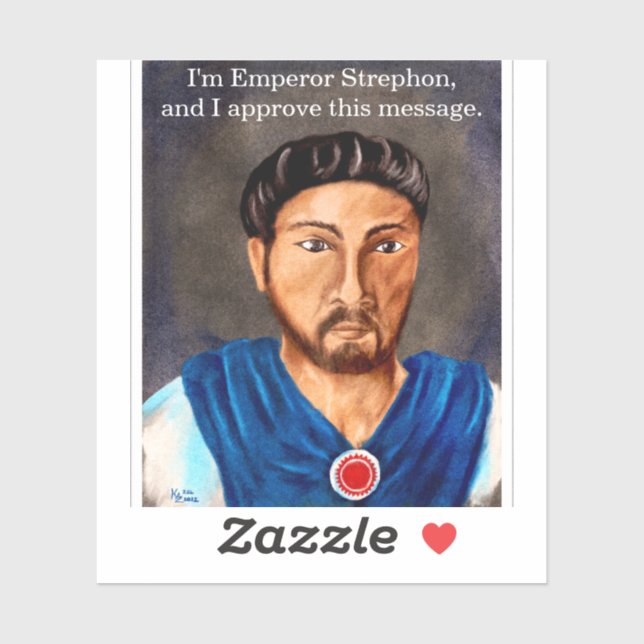 Pegatinas de Emperor Strephon (Hoja)