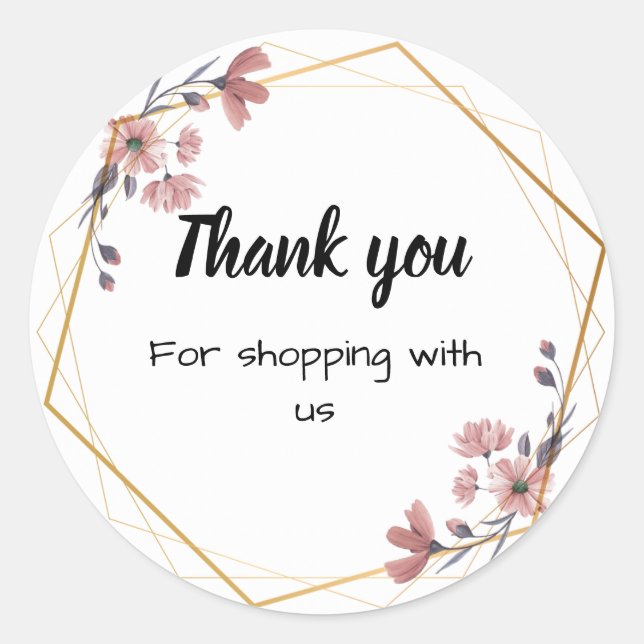 Pegatinas de empresas florales (Anverso)