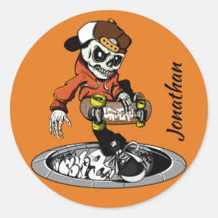 Pegatinas de encargo del nombre y del color del