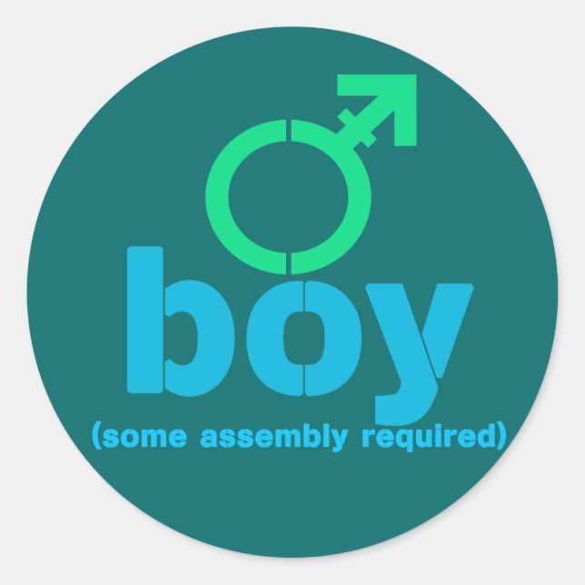 Pegatinas de ensamblaje de T-Boy (Anverso)