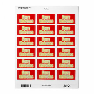 Pegatinas de Envoltura/Parcela de Navidad de Feliz