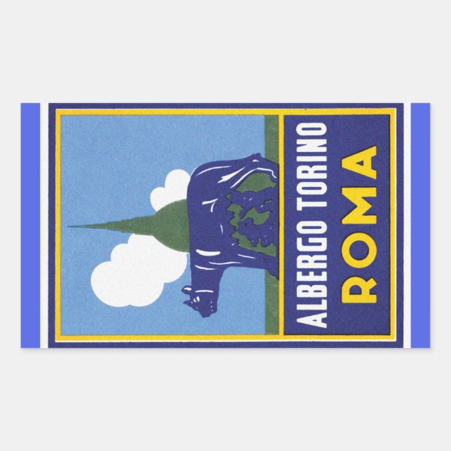 Pegatinas de equipaje de Roma (Anverso)