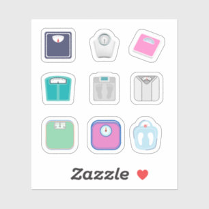 Pegatinas de escala de ponderación