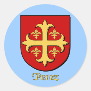 Pegatinas de Escudo de la familia Perez