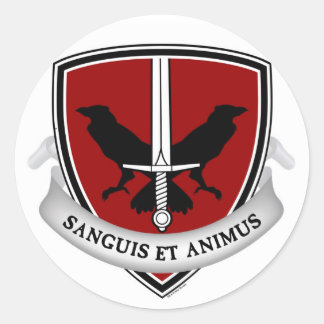 Pegatinas de escudos de escuela nocturna