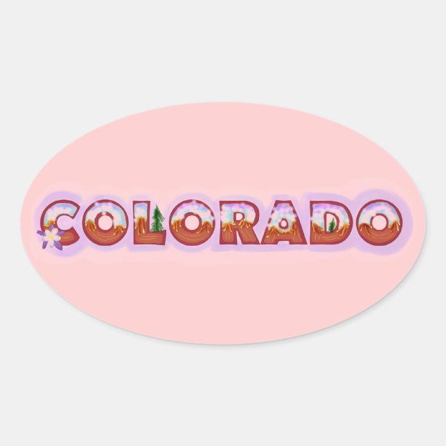 Pegatinas de esquema de Colorado (Anverso)
