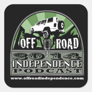 Pegatinas de esquina de radio off-Road Independenc