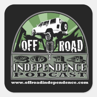 Pegatinas de esquina de radio off-Road Independenc
