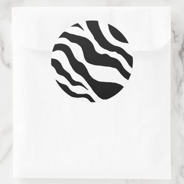 Pegatinas de estampado de cebra (Bolso)