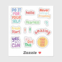 Pegatinas de estímulo positivo motivacional