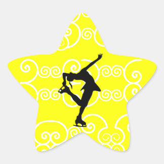 Pegatinas de estrella de patinaje artístico
