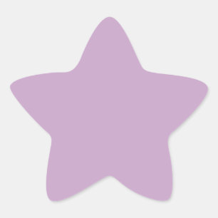 Pegatinas de Estrella Mínimas de Lila Pastel para 