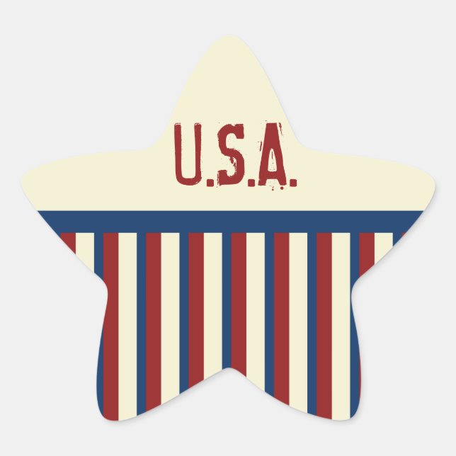 Pegatinas de estrellas patrióticas (Anverso)