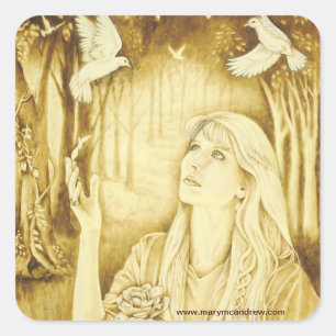 Pegatinas de Etain Celtic Goddess