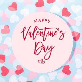 Pegatinas de etiqueta de favor de San Valentín fel