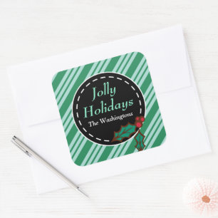 Pegatinas de etiqueta de regalo de caramelos de Na