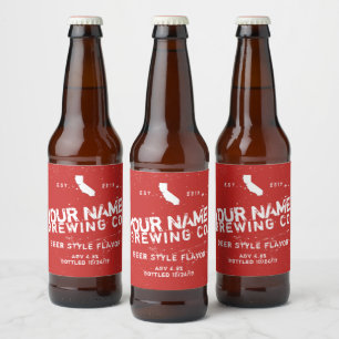 Pegatinas de etiquetas de cerveza personalizados