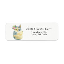 pegatinas de etiquetas de dirección de retorno de 