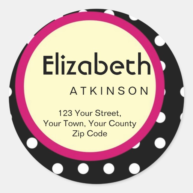 Pegatinas de etiquetas de direcciones (Anverso)