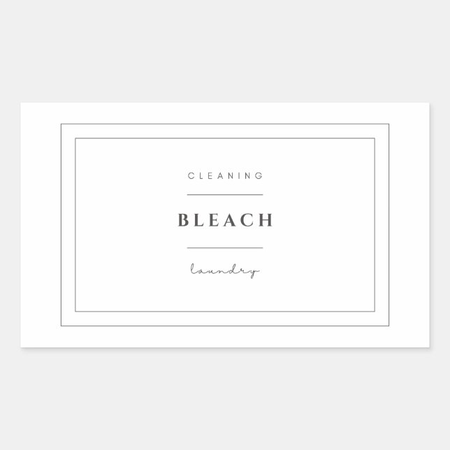 Pegatinas de etiquetas de lixiviación (Anverso)