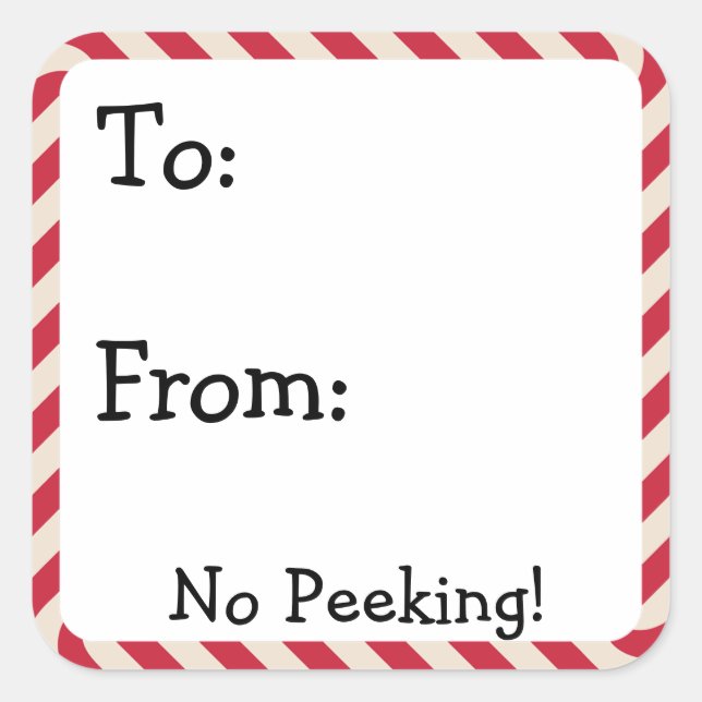 Pegatinas de etiquetas de Navidades cutáneos (Anverso)