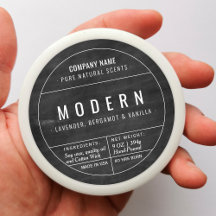 Pegatinas de etiquetas de productos de velas caser