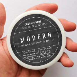 Pegatinas de etiquetas de productos de velas caser