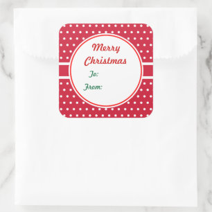 Pegatinas de Etiquetas de Regalo de Navidad