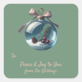 Pegatinas de etiquetas de regalo de Navidades de o