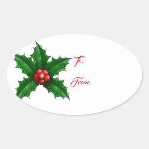 Pegatinas de etiquetas de regalo de Navidades de O