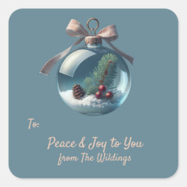 Pegatinas de etiquetas de regalo de Navidades de o