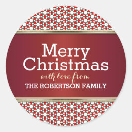 Pegatinas de etiquetas de regalo de Navidades de p