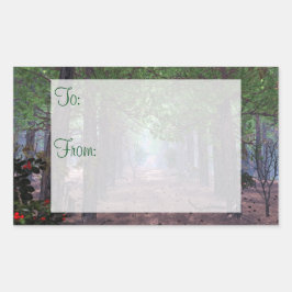 Pegatinas de etiquetas de regalo de Wind in the Pi